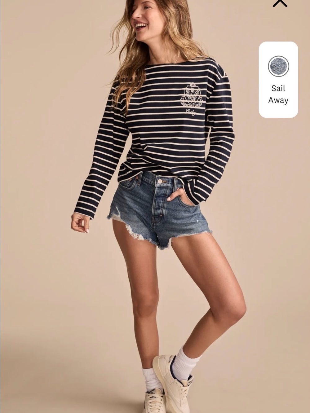 Lucky Brand Mom High Rise Short